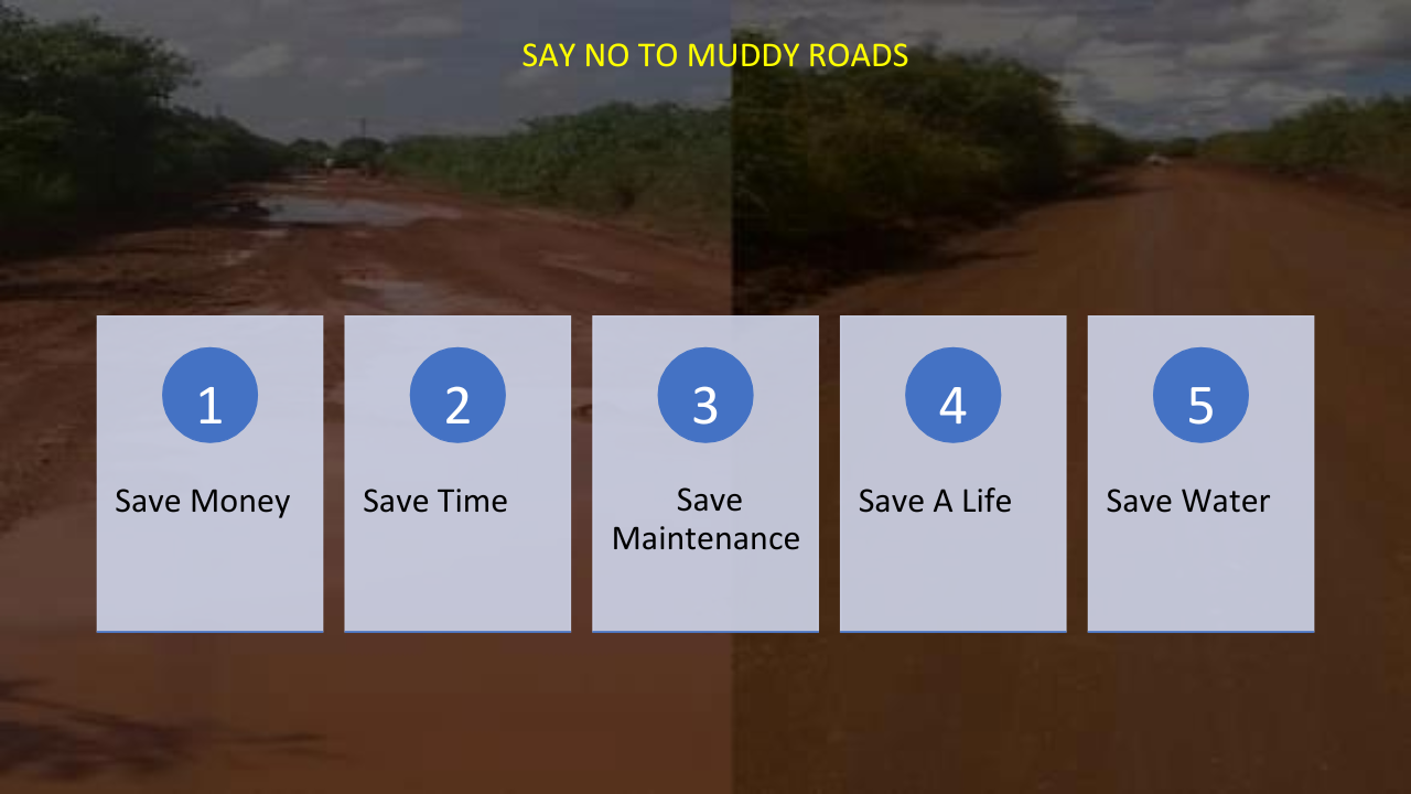 SAY NO TO MUDDY ROADS
